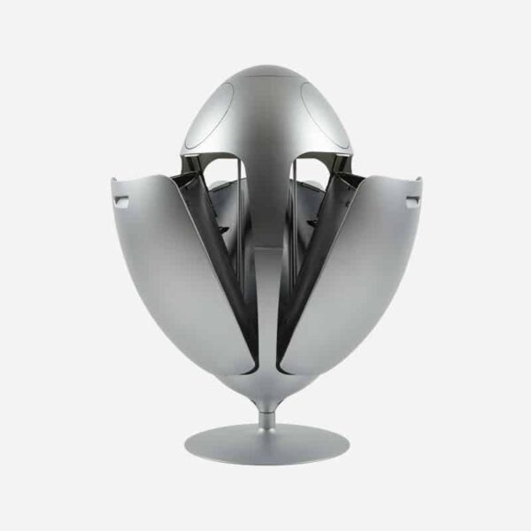 Soldidesign Ovetto metal aluminium opaque - Recycling bin - Image 3
