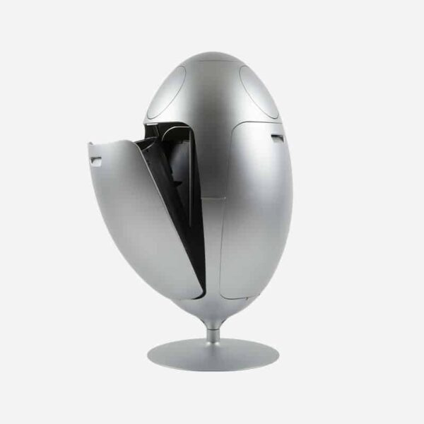 Soldidesign Ovetto metal aluminium opaque - Recycling bin - Image 4