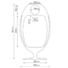 Soldidesign Ovetto metal gold - Recycling bin - Image 5