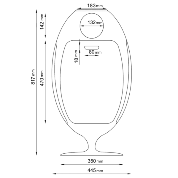 Soldidesign Ovetto metal aluminium opaque - Recycling bin - Image 6