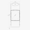 Soldidesign BUC - Laundry basket Gala glossy Black - Image 7