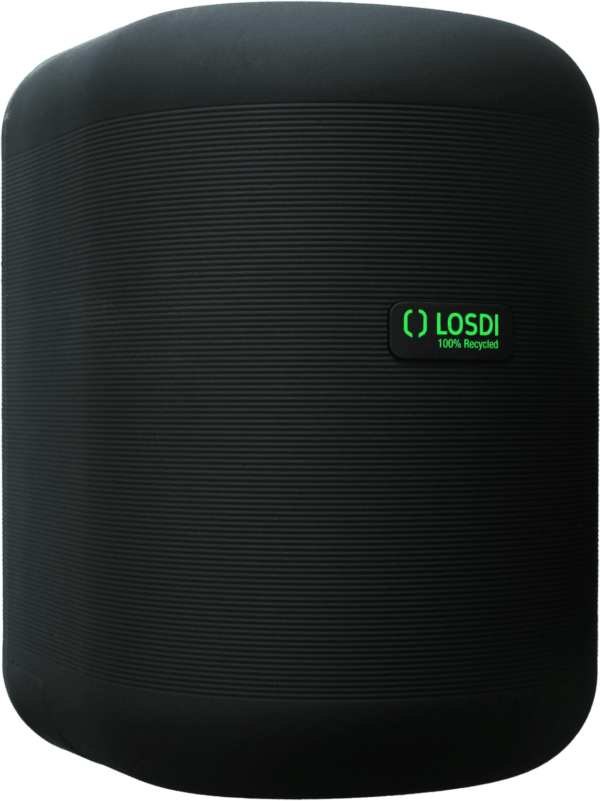 Centerfeed Paper Dispenser Matt black 100% recycled plastic ECO-LUXE Line