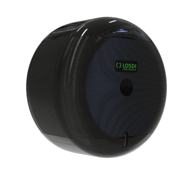 Centerfeed Toilet Paper Dispenser black 100% recycled plastic ECO-LUXE